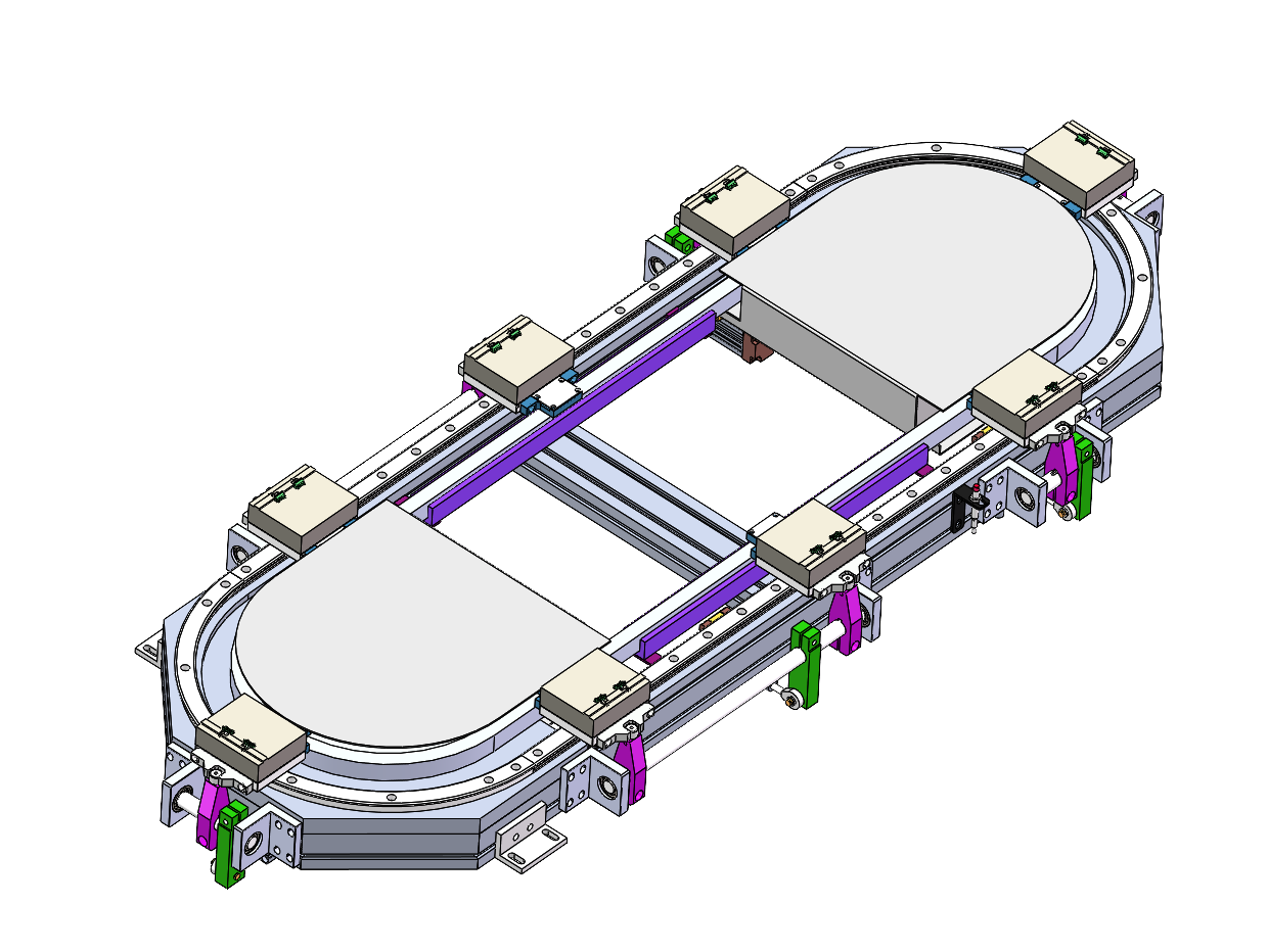 Eight-station magnetic loop