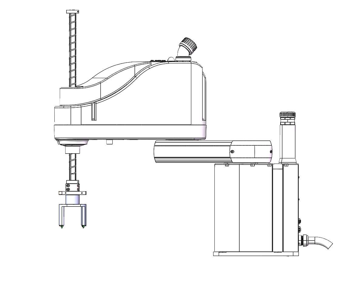 Four-axis robot assembly