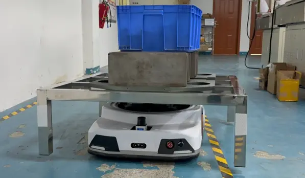 Lifting AGV Case Study for Automated Material Rack Transfer cover image